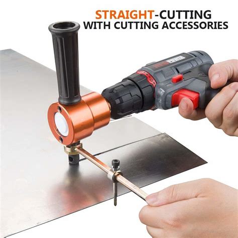 using a nibbler to cut sheet metal|handheld metal nibbler cutter.